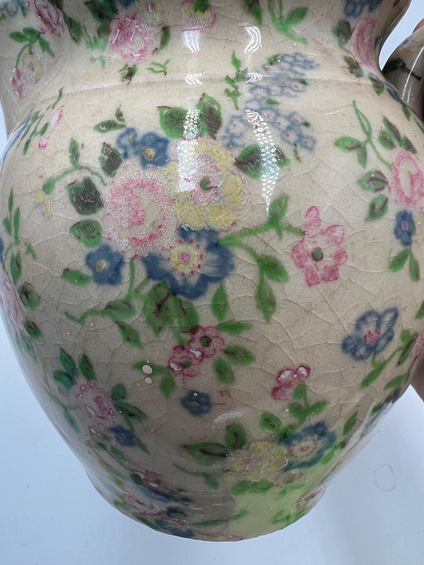 Creamer: Vintage Japanese Porcelain Creamer, Pair