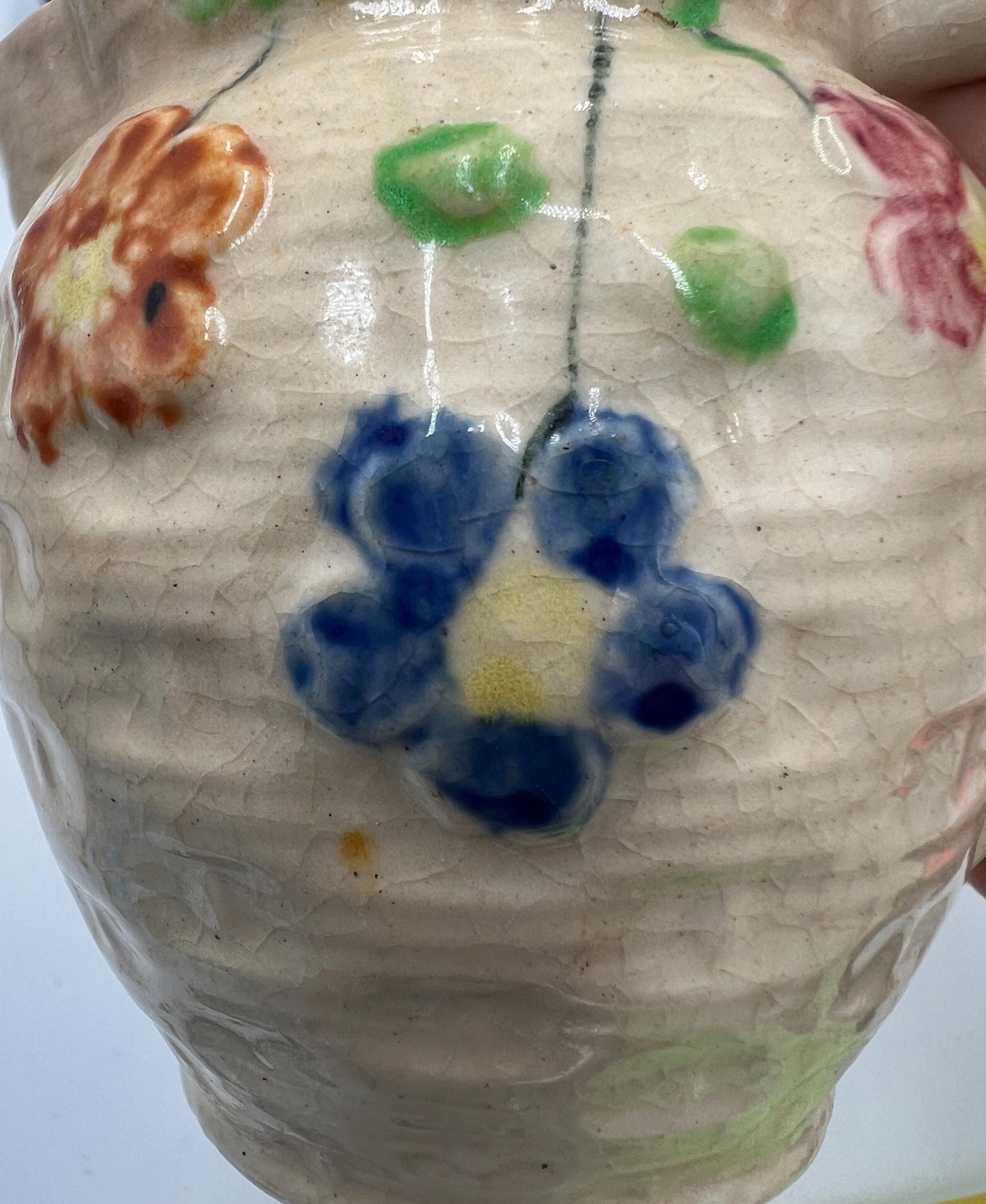 Creamer: Vintage Japanese Porcelain Creamer, Pair