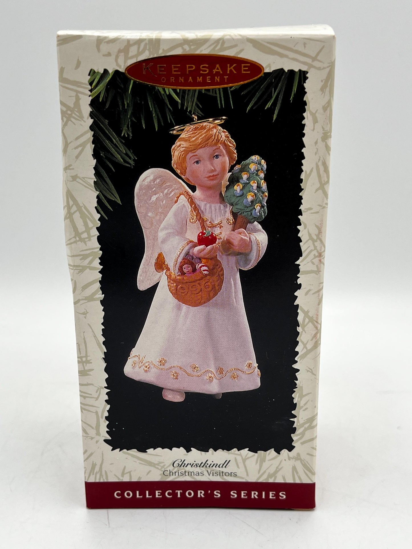 Christmas Ornament Pair - Hallmark Keepsake Ornament Collector Series - Christmas Visitors - St. Nicholas and Chriskindl