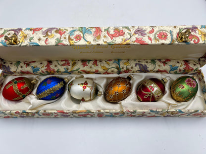 Black Forest Galerie Limited Edition German Glass Ornament Set (6)