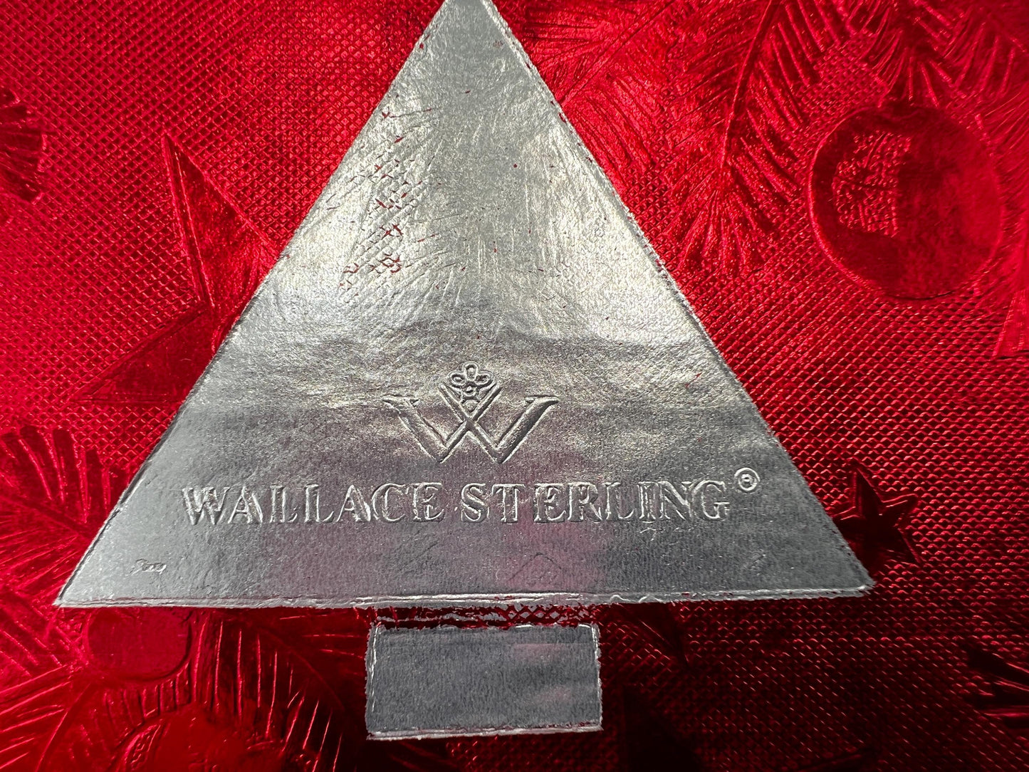 Wallace Grande Baroque Sterling Silver Cross Ornament 2001 Sixth Edition with Box and Papers