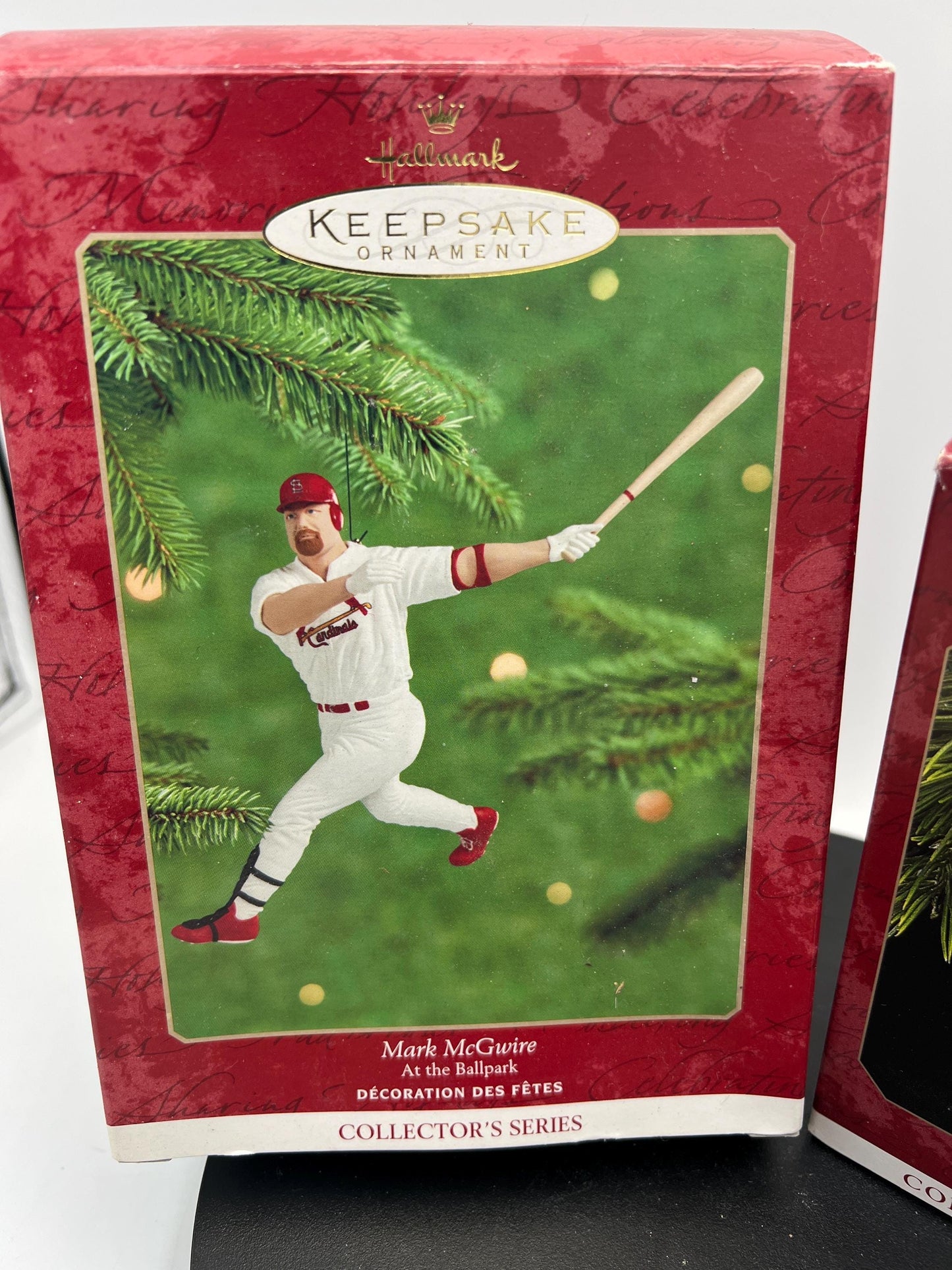 Hallmark Keepsake Sports Baseball Basketball ornaments - Hank Aaron - Tim Duncan - Shaquille - Magic Johnson - Mark McGwire - Nolan Ryan