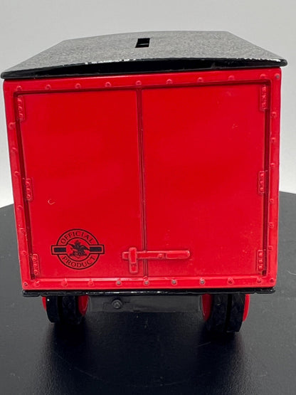 Vintage Anheuser-Busch A&B Ice Cream Delivery Truck Coin Bank | Kenworth Die Cast Metal Advertising Bank | Collectible