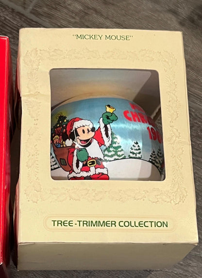 Disney Christmas Ornaments - Mickey Mouse - New in Box