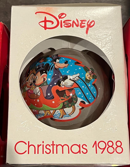 Disney Christmas Ornaments - Mickey Mouse - New in Box