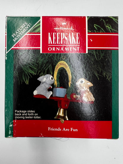 Vintage Hallmark Keepsake Christmas Ornament Lot of 10 Boxed – Bearlymores, Snowball & Tuxedo, Peppermint Lane, Teacher, Kitten, New Home