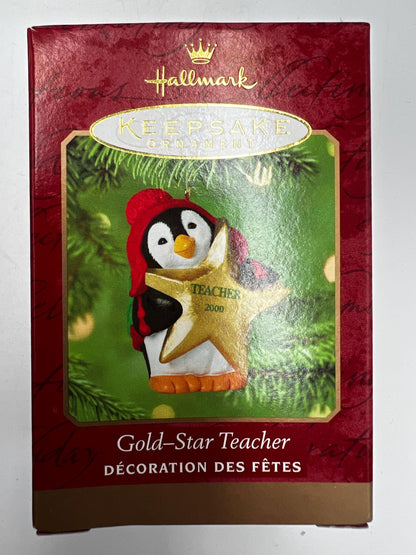 Vintage Hallmark Keepsake Christmas Ornament Lot of 10 Boxed – Bearlymores, Snowball & Tuxedo, Peppermint Lane, Teacher, Kitten, New Home