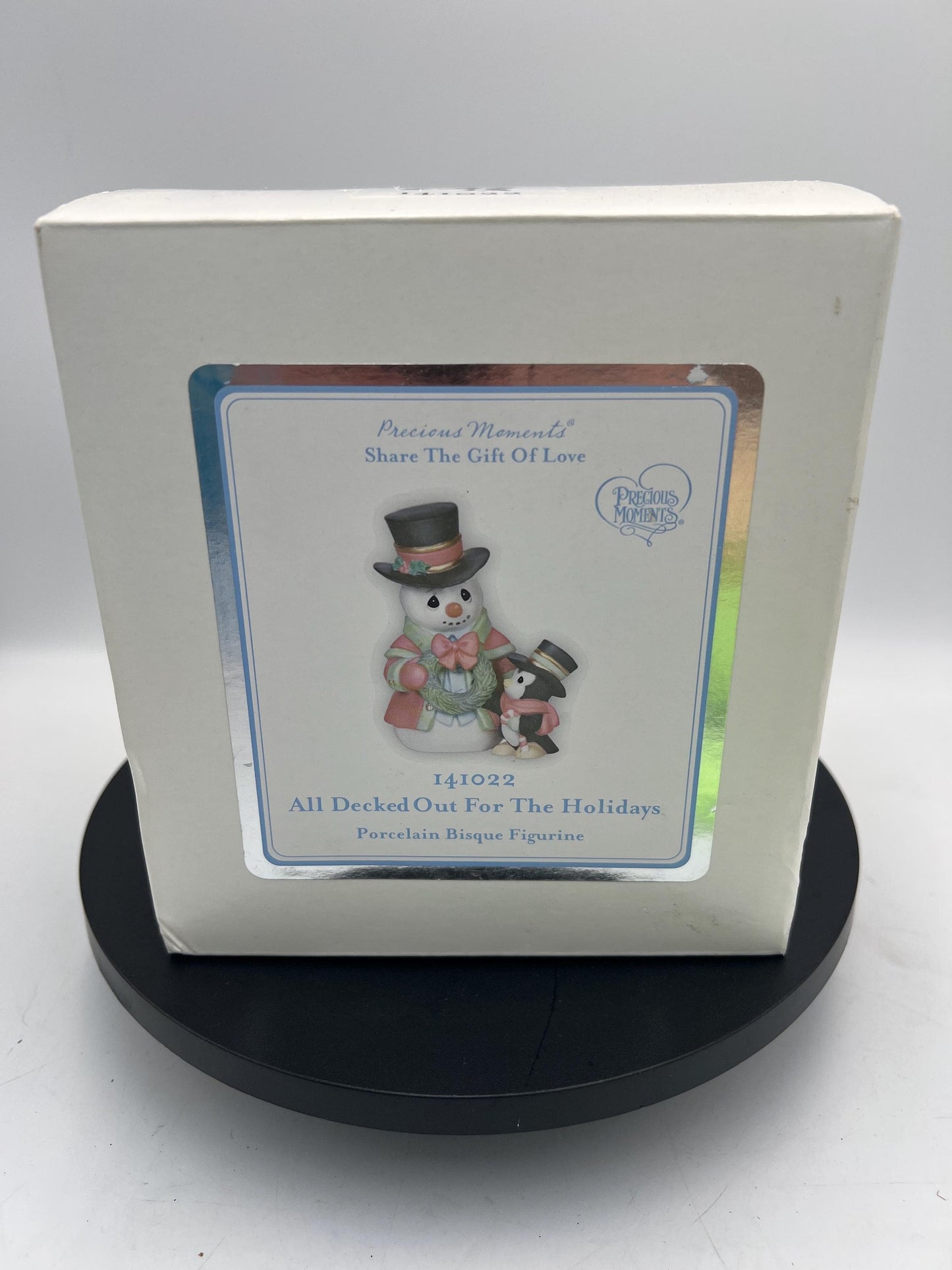 Precious Moments Porcelain Figurine - All Decked Out For the Holidays - New in Box