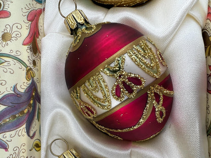 Black Forest Galerie Limited Edition German Glass Ornament Set (6)