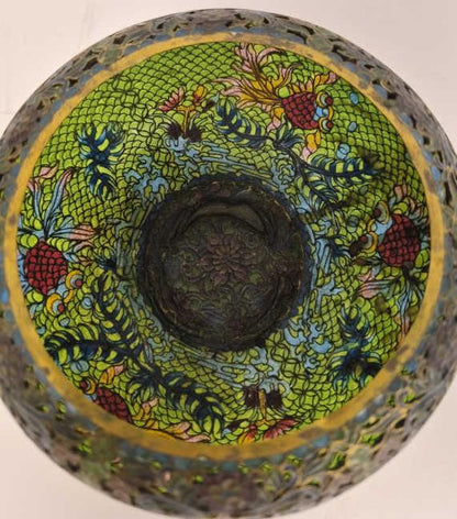 Vintage Chinese Plique-a-Jour Bowl