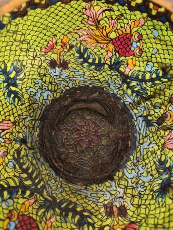 Vintage Chinese Plique-a-Jour Bowl