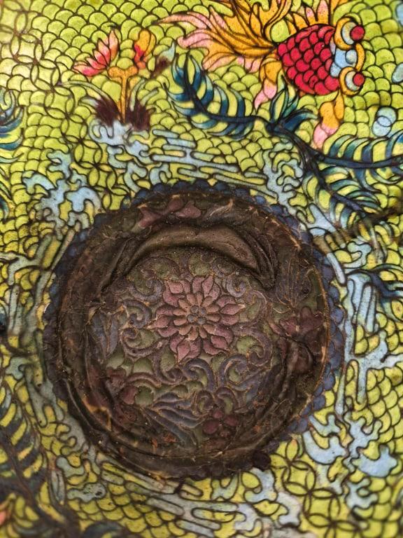 Vintage Chinese Plique-a-Jour Bowl
