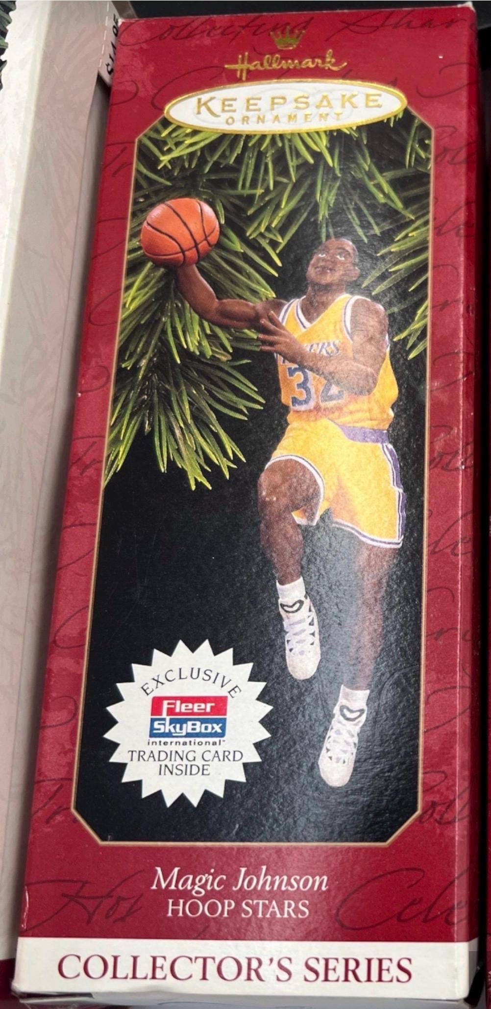 Hallmark Keepsake Sports Baseball Basketball ornaments - Hank Aaron - Tim Duncan - Shaquille - Magic Johnson - Mark McGwire - Nolan Ryan
