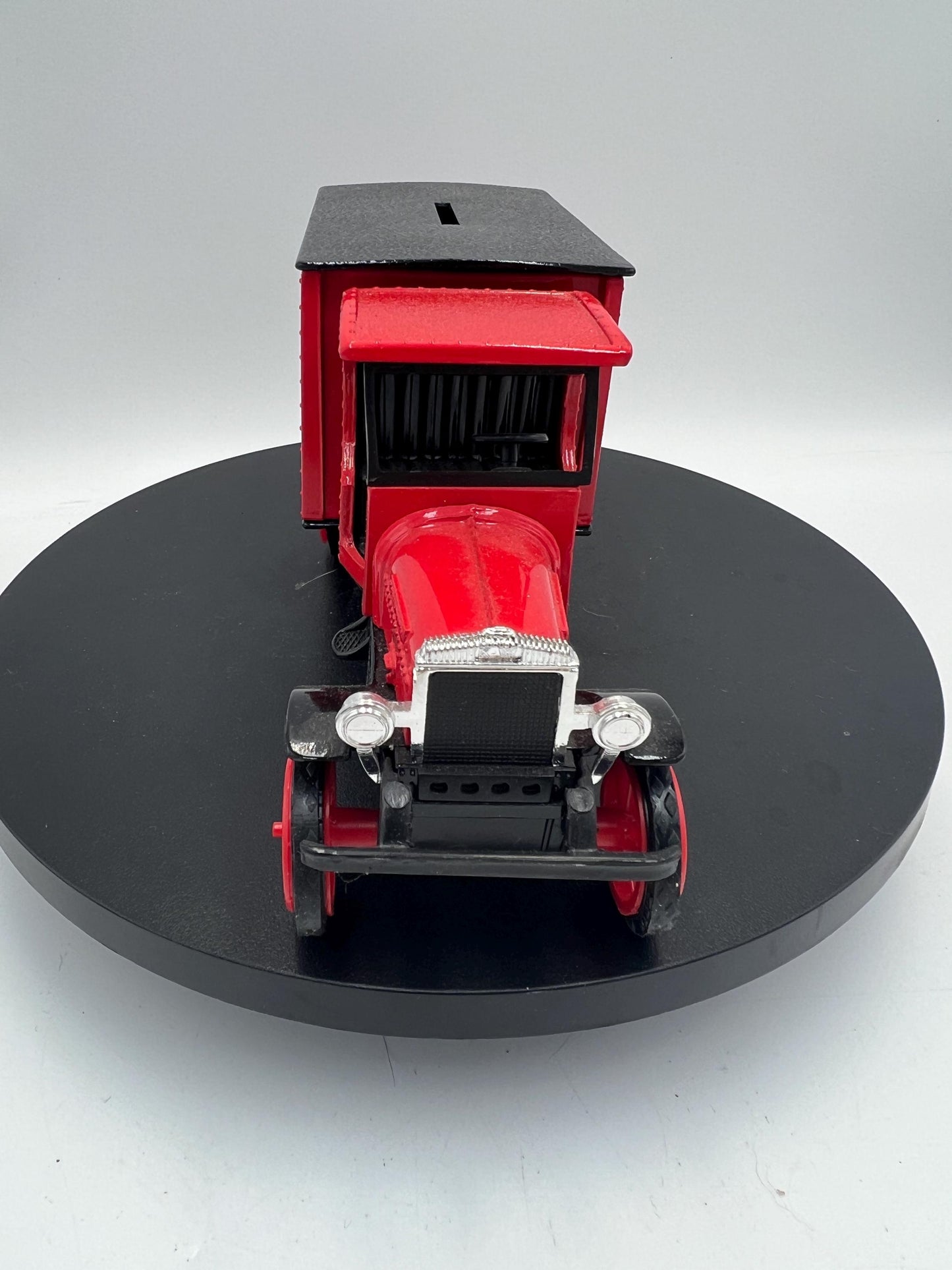 Vintage Anheuser-Busch A&B Ice Cream Delivery Truck Coin Bank | Kenworth Die Cast Metal Advertising Bank | Collectible