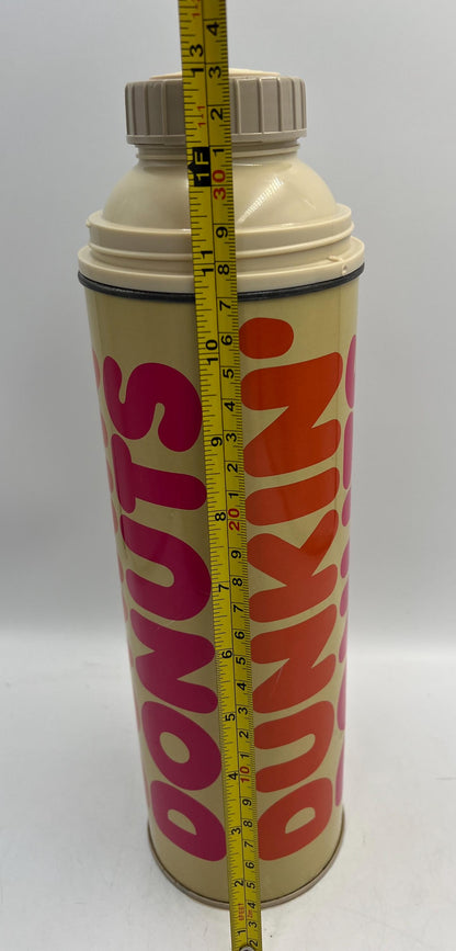 Vintage Dunkin Donuts Metal Thermos 1980s