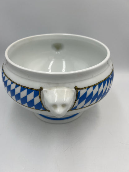 Ceramic Lidded Pot 9 pc Set, Bavaria Germany, Coat of Arms