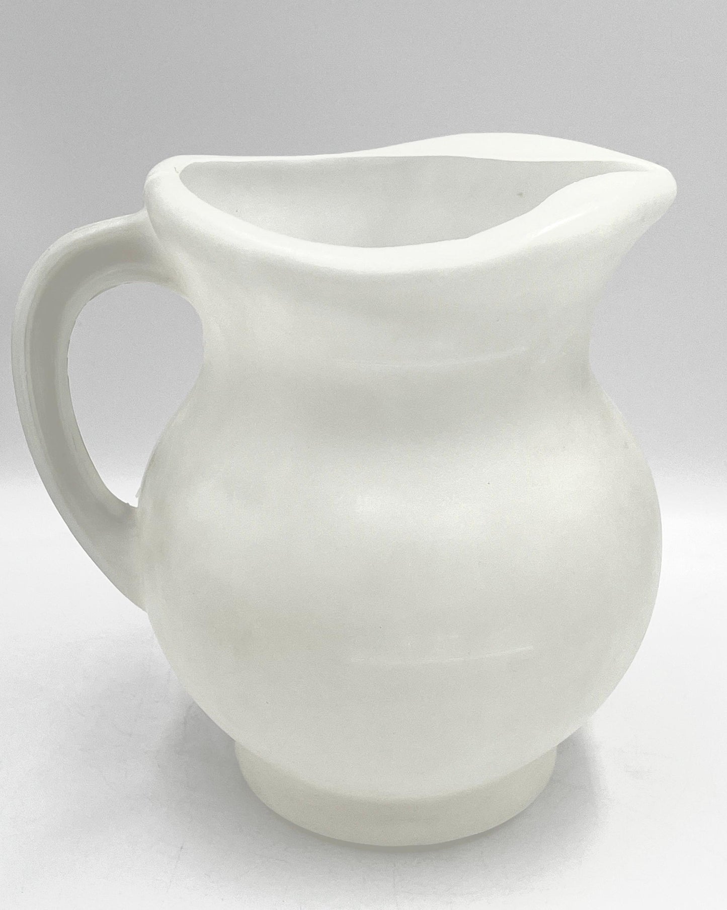 Vintage White Plastic Kool-Aid Man Pitcher from the 1980s