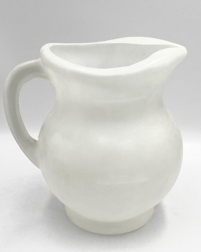 Vintage White Plastic Kool-Aid Man Pitcher from the 1980s