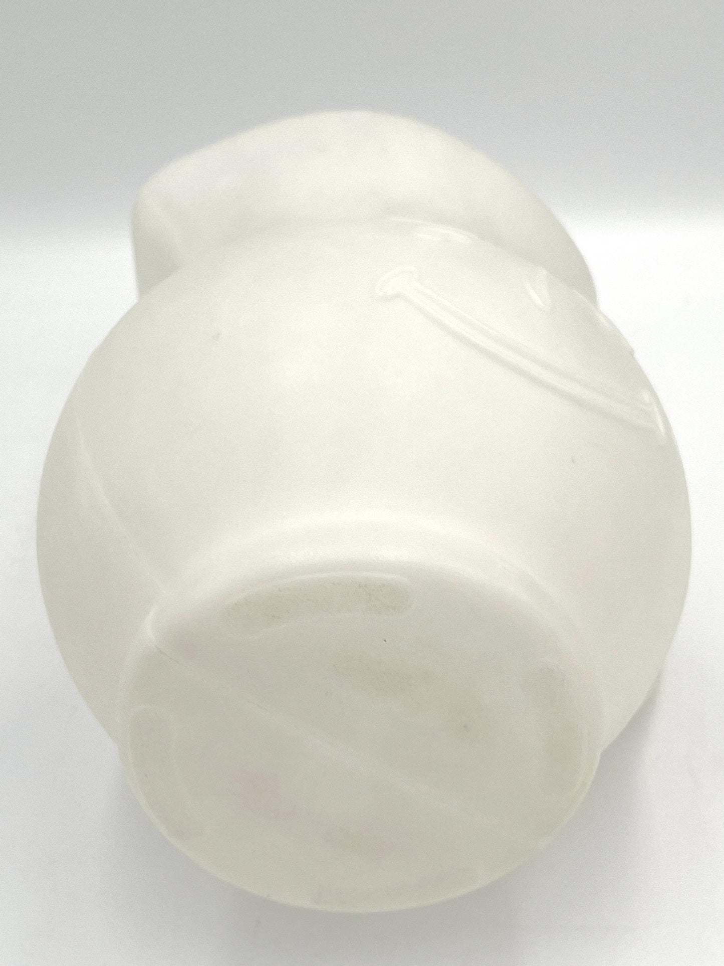 Vintage White Plastic Kool-Aid Man Pitcher from the 1980s