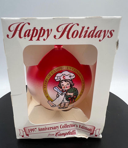 Christmas Ornament Campbell’s Soup 100 Year Anniversary Collector Edition