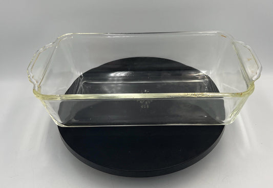 Vintage 1970s Fire-King 1-Quart Glass Loaf Pan