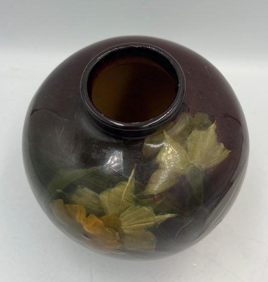 Antique Weller Louwelsa Floral Pottery Vase