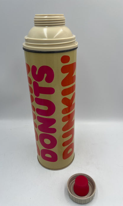 Vintage Dunkin Donuts Metal Thermos 1980s
