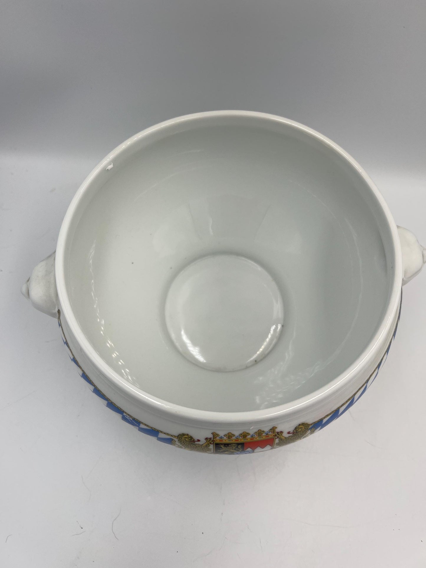 Ceramic Lidded Pot 9 pc Set, Bavaria Germany, Coat of Arms