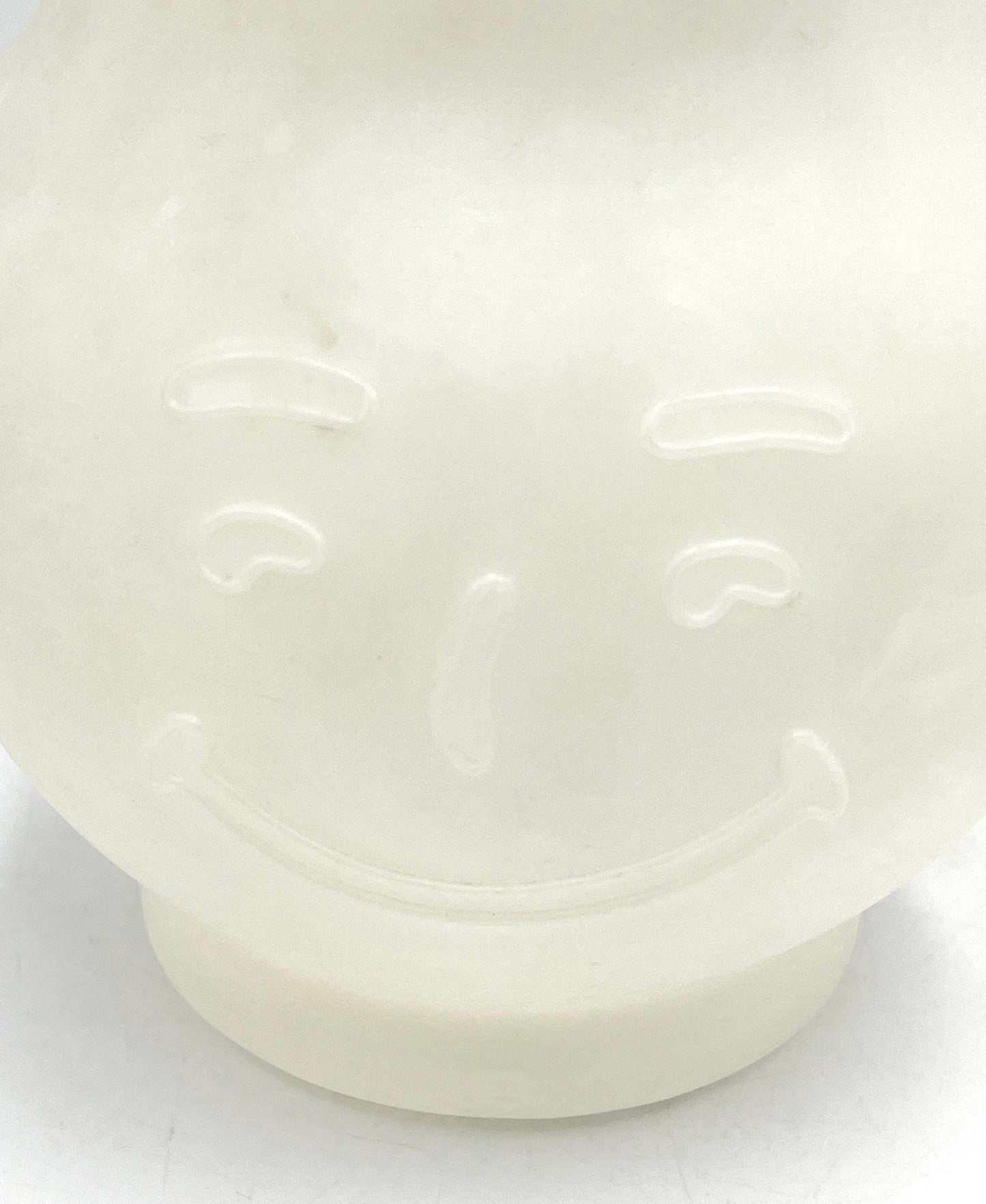 Vintage White Plastic Kool-Aid Man Pitcher from the 1980s